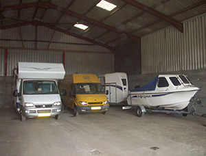 Large vehicle storage